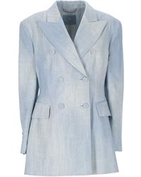 Ermanno Scervino - Bleached-Effect Blazer - Lyst