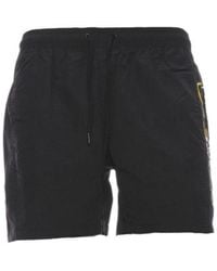 Barbour - Logo Printed Drawstring Swim Shorts - Lyst