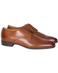 BOSS - Kensington Leather Derby Shoes - Lyst