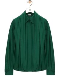 Loewe - Charmeuse Balloon Button-Down Shirt - Lyst
