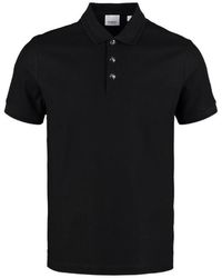 Burberry - Embossed Buttons Polo Shirt - Lyst