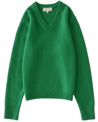 Studio Nicholson - Miska V-Neck Sweater - Lyst