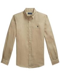 Polo Ralph Lauren - Polo Pony Embroidered Buttoned Shirt - Lyst