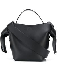 Acne Studios - Musubi Logo Embossed Mini Top Handle Bag - Lyst