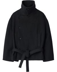 Lemaire - Short Wrap Coat - Lyst