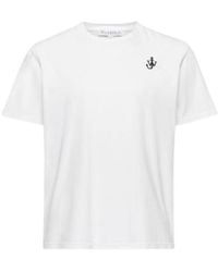 JW Anderson - Jw Anderson Anchor Embroidered T-Shirt - Lyst