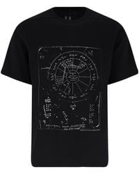 Rick Owens - Graphic Printed Crewneck T-Shirt - Lyst