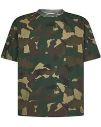 Heron Preston - Camouflage Printed Crewneck T-Shirt - Lyst