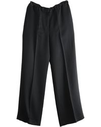 Calvin Klein - Pressed-Crease Wide-Leg Trousers - Lyst