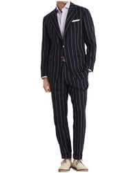 Brunello Cucinelli - Lapel Long Sleeve Suit - Lyst