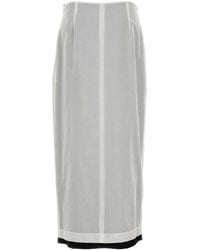 The Row - Ismara Layered Maxi Skirt - Lyst