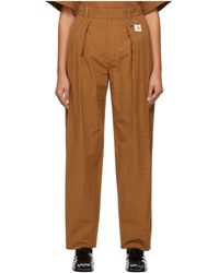 WOOYOUNGMI - Pleated Track Pants - Lyst