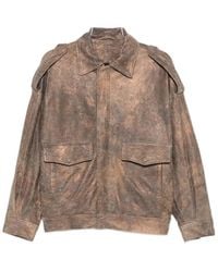 Giorgio Brato - Long-Sleeve Leather Jacket - Lyst