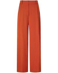 Galvan London - High-Waisted Straight-Leg Pants - Lyst