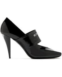 Givenchy - Paris Logo Printed 1952 Square-Toe Pumps - Lyst