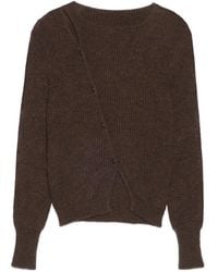 Jacquemus - La Pau Cut-Out Long-Sleeved Cardigan - Lyst