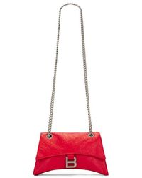 Balenciaga - Crush Logo Detailed Shoulder Bag - Lyst