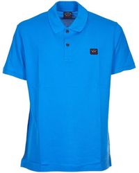 Paul & Shark - Logo Patch Short-Sleeved Polo Shirt - Lyst