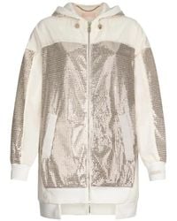 Liu Jo - Sequinned Parka - Lyst