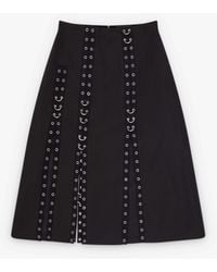 Simone Rocha - Grommet Ring Sculpt Ripple Skirt - Lyst