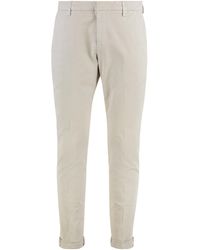 Dondup - Gaubert Cotton Slacks - Lyst