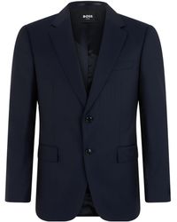 BOSS - Boss Single-Breasted Slim Blazer - Lyst