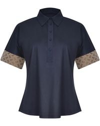 Herno - Logo Trim Polo T-Shirt - Lyst
