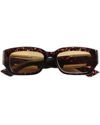 Bottega Veneta - Eyewear Dash Rectangular Frame Sunglasses - Lyst