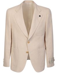 Lardini - Single-Breasted Tailored Blazer - Lyst