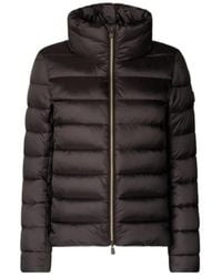 Save The Duck - Stand Collar Quilted Cotton-Padded Jacket - Lyst