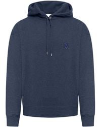 Maison Kitsuné - Bold Fox Head Patch Drawstring Hoodie - Lyst