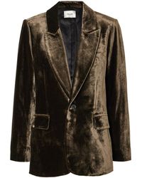 FRAME - Single-Breasted Blazer - Lyst
