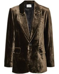 FRAME - Single-Breasted Blazer - Lyst