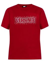 Versace - Logo-Embellished Crewneck T-Shirt - Lyst