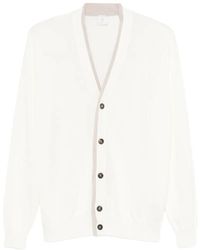Eleventy - Buttoned V-Neck Cardigan - Lyst