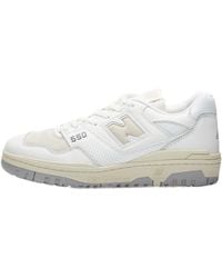 New Balance - 550 Panelled Leather Sneakers - Lyst