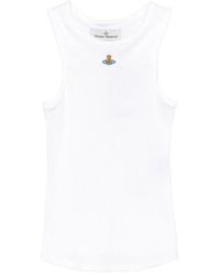 Vivienne Westwood - Sleeveless Logo Tank Top - Lyst