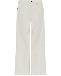 Off-White c/o Virgil Abloh - Monogram Wide-Leg Jeans - Lyst