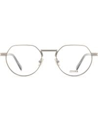 ZEGNA - Ez5286 Round Glasses - Lyst