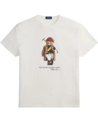Polo Ralph Lauren - Signature Polo Bear Motif-Print Crewneck T-Shirt - Lyst