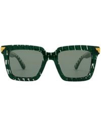 Bottega Veneta - Eyewear Square Frame Sunglasses - Lyst