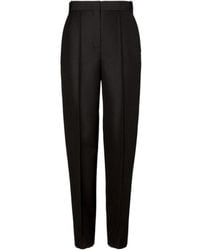 Tory Burch - High-Waist Tapered Tailored Trousers - Lyst