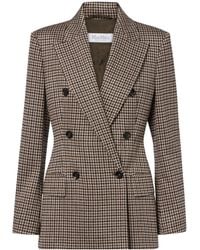 Max Mara - Eccelso Houndstooth Double-Breasted Blazer - Lyst