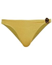 Moschino - X Smiley Logo Plaque Bikini Bottoms - Lyst