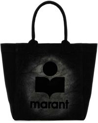 Isabel Marant - Yenky Logo Printed Tote Bag - Lyst