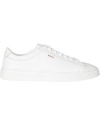 BOSS - Boss Kieran Tenn Leather Low-Tops - Lyst