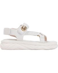 Gucci - Double G Sandals - Lyst
