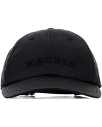 McQueen - Logo Embroidered Baseball Cap - Lyst