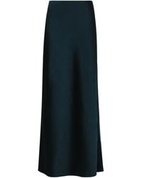 Vince - High-Waist Satin Maxi Skirt - Lyst