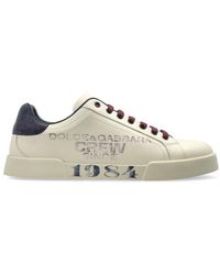 Dolce & Gabbana - Sports Shoes With Logo - Lyst